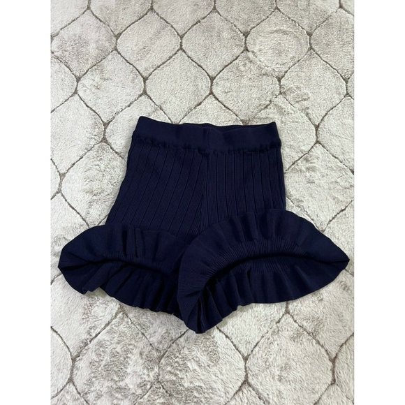 DAIMARAN Paris Women's Matching Set 2 Pieces Tank Top + Ruffle Short Navy Blue S - Picture 5 of 10